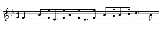 Des alten Dessauer Lied - staff notation