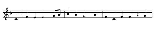 Des Grafen Toechterlein - staff notation