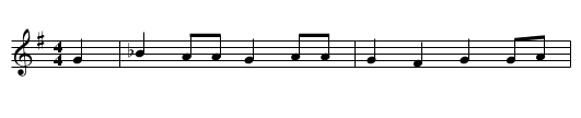 Des Nachts, wenn ich ?ber die Gassen geh' (3-69), S. 197 - staff notation