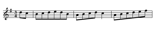 Deutscher Dreher - staff notation