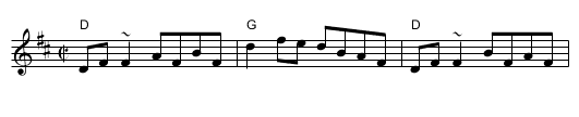 Devanny's Goat - staff notation