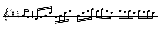 DEVANS' HORNPIPE - staff notation