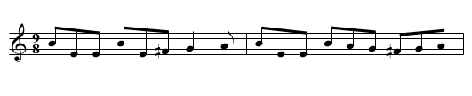 Dever The Dancer - staff notation