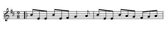 Dever the Dancer - staff notation