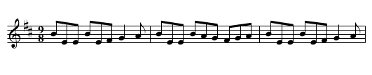 Dever the Dancer - staff notation