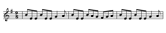 Dever The Dancer - staff notation
