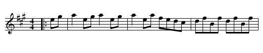 Devil Among the Tailors - staff notation