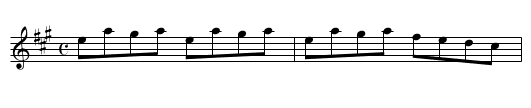 Devil among the Taylors. Pn1801.07 - staff notation