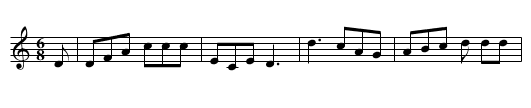 Devil and the Farmer's Wife, The - staff notation