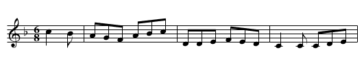 Devil and the Feathery Wife, The - staff notation