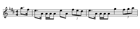 Devil in the Kitchen, The - staff notation