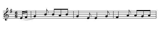 Devil of Dublin - staff notation