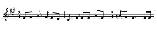 Devilish Mary (2) - staff notation