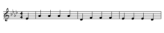 Devilish Mary - staff notation