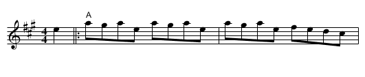 Devil's Dream - staff notation