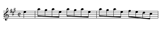 DEVIL'S DREAM - staff notation