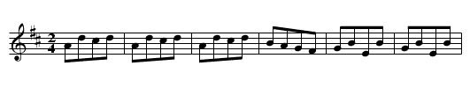 Devil's Dream,The. WM104 - staff notation