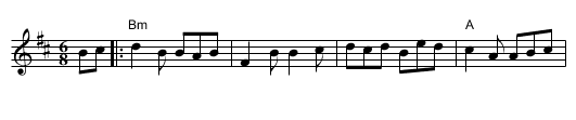 Devlin's - staff notation