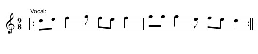 Devojce, devojce - staff notation