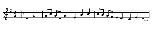 D/G Instruments - staff notation