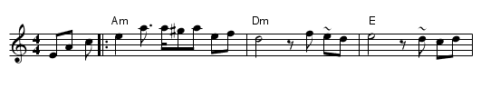 Di Goldene Chasene - staff notation