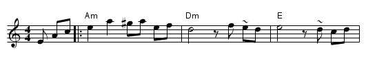 Di Goldene Kazene - staff notation