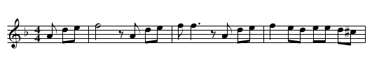 Di Zilberne Kasene - staff notation