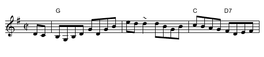 Diable Vert, Le - staff notation