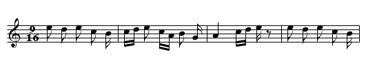 Diacove (Bulgaria) - staff notation