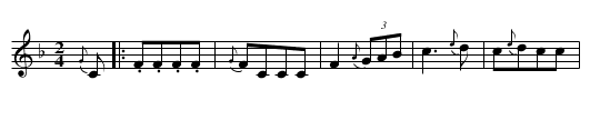 Diana Floreada (MG 46) - staff notation