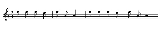 diao bing - staff notation