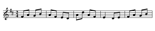Dic y Cymro - Dick the Welshman - staff notation