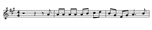 Dicey Reilly - staff notation