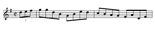 Dick Sands' Hornpipe - staff notation