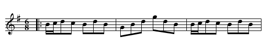 Dick Sullivan's Favourite - staff notation