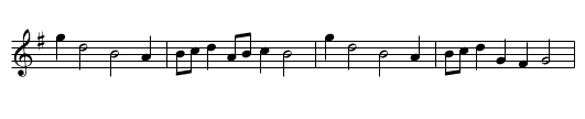 Dick's Maggot - staff notation