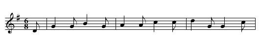 Dicky of Taunton Dean - staff notation