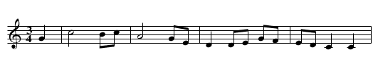 Didn't You Promise Your Own Sweet Bride I Would Be - staff notation
