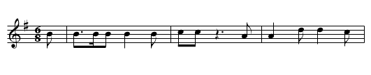 Die beiden Waisenkinder - staff notation