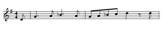 Die Bluthochzeit - staff notation