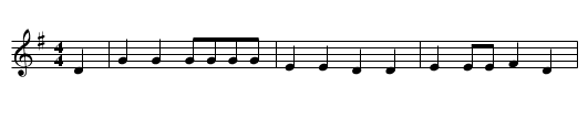 Die Brombeeren (Band 1), S. 189, - staff notation