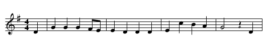 Die Brombeerpflueckerin - staff notation
