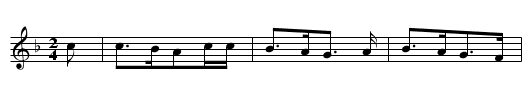 Die dienende Schwester - staff notation