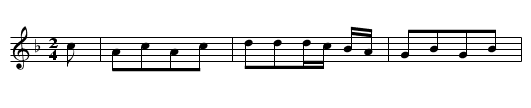 Die dienende Schwester - staff notation