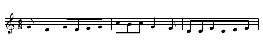 Die dienende Schwester - staff notation