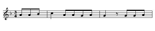 Die dienende Schwester - staff notation