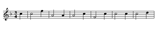 Die dienende Schwester - staff notation