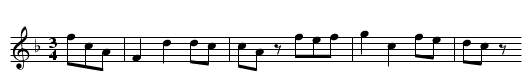 Die dienende Schwester - staff notation