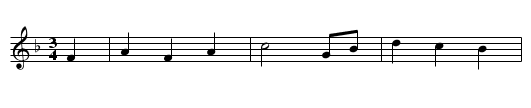 Die drei Hexen - staff notation