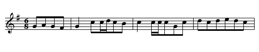 Die elfjaehrige Markgraefin - staff notation